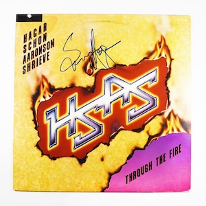 Sammy Hagar HSAS Signerat Skivalbum LP | Certifierad av JSA