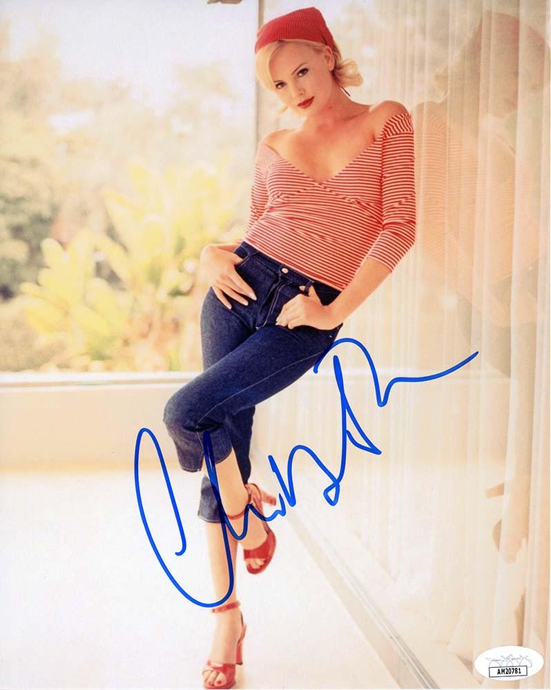 Charlize Theron Signed - Etsy