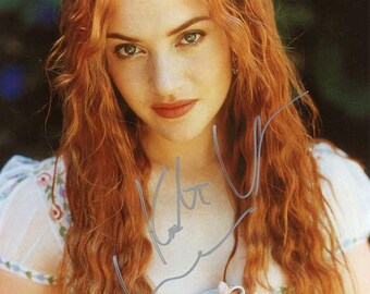 Kate Winslet Autographed Photo | 8x10 | Certified by JSA