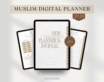 Mon islamique planner & journal 2026 - Cette Muslima