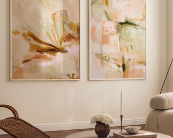 Modern Abstract Geometric Print, Neutral Color Wall Art (Digital Download)