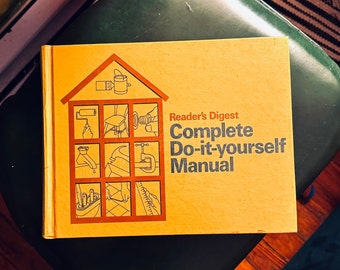 Vintage Readers Digest Complete Do It Yourself Manual 3rd Printing 1973