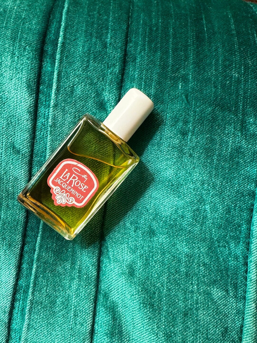 Vintage Coty La Rose Jacqueminot Eau De Parfum .08 Fl Oz Mini Etsy