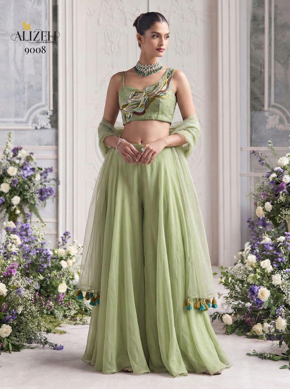 Mehndi Green Dress - Etsy