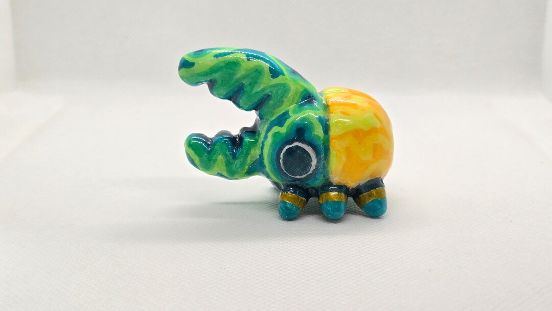 Mosaic Painted Clay Insect Figure - Etsy