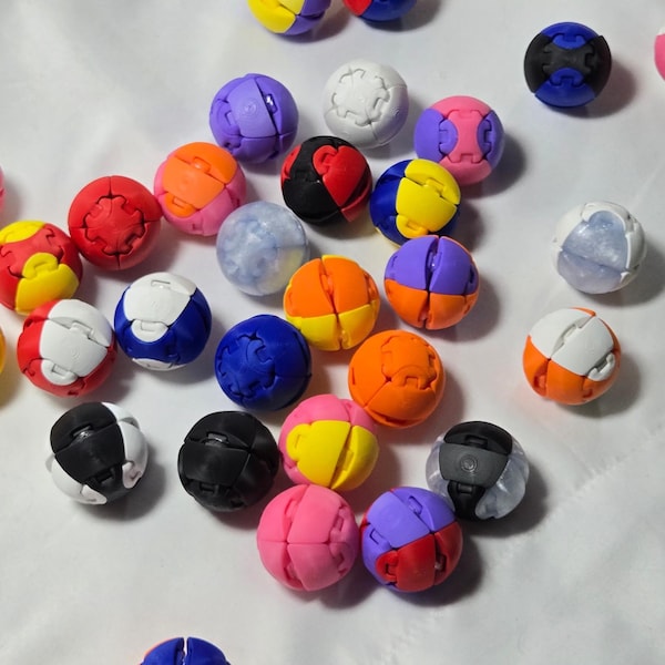 Zorbles (bloblab) fidget toys, ball clicker without the case