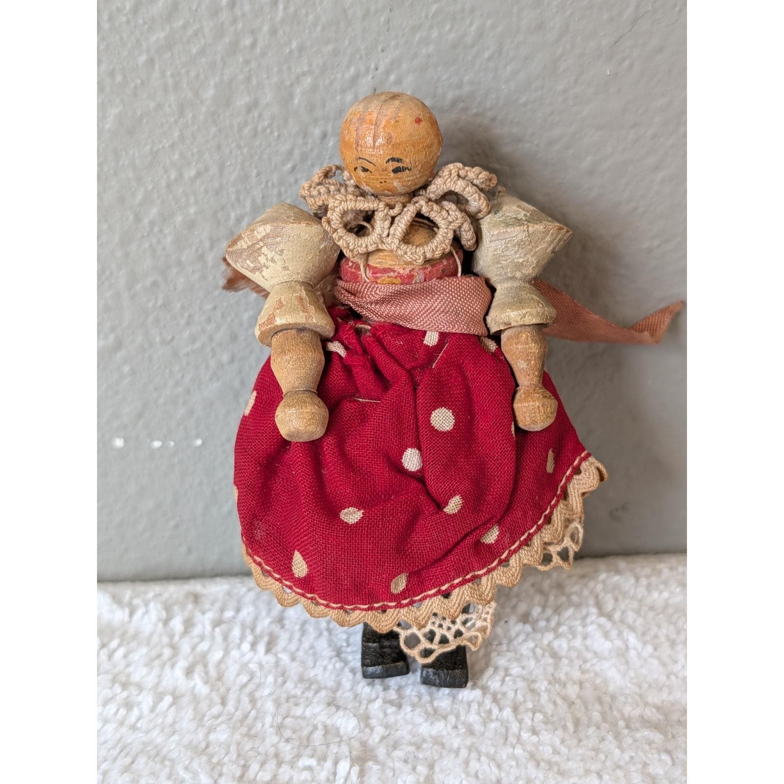 Miniature Wooden Grodnertal Doll - Etsy