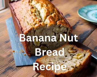 Banana Nut Bread Recipe, Banana Bread Recipe, Bread Recipe, Homemade Recipe, Banana Nut, Bread Recipe, Custom Recipes