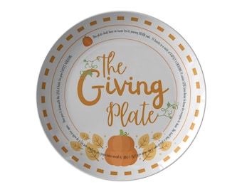 The Giving plate -Fall Friend Plate- No Home Plate