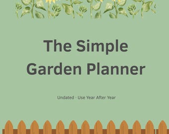 The Simple Garden Planner