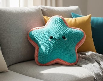 Patrón de peluche de estrella de crochet / Amigurumi intermedio (descarga digital)