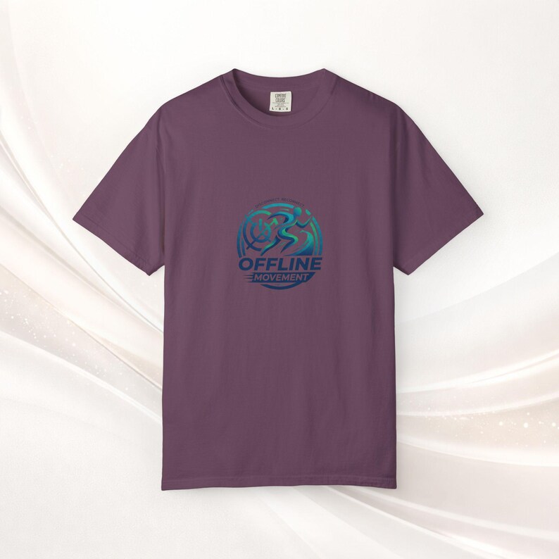 Offline Movement logo T-shirt | Cycling runner emblem, Disconnet, Reconnet Berry