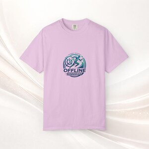 Offline Movement logo T-shirt | Cycling runner emblem, Disconnet, Reconnet Orchid
