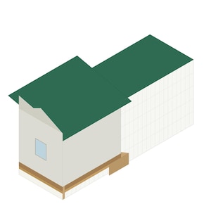 6x8 Chicken Coop Plans for 7-10 Hens, Walk In Hen House Blueprint PDF, DIY Shed Style Build with Cut List and Covered Run Design