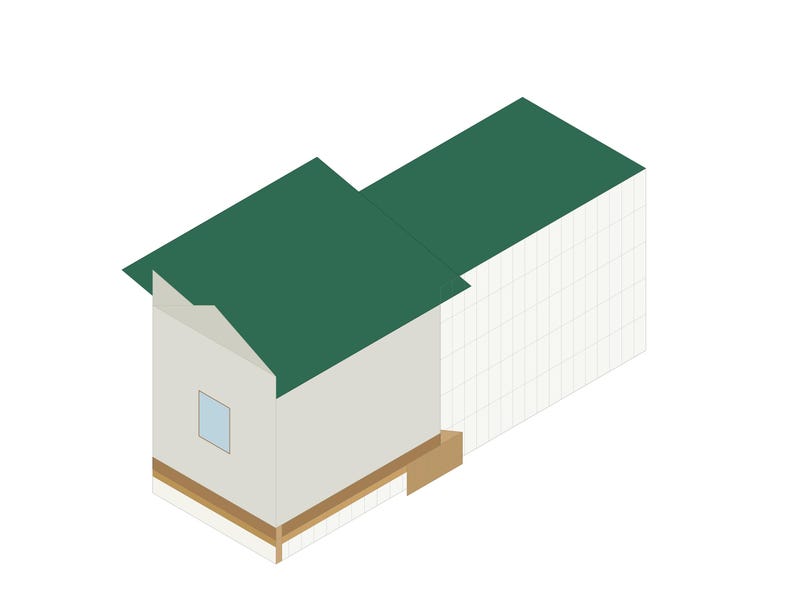 6x8 Chicken Coop Plans for 7-10 Hens, Walk In Hen House Blueprint PDF, DIY Shed Style Build with Cut List and Covered Run Design imagen 2
