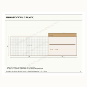 8x12 Chicken Coop Plans for 14-18 Hens, Walk In Hen House Blueprint PDF, DIY Shed Style Build with Cut List, Feed Room, Covered Run Design image 8