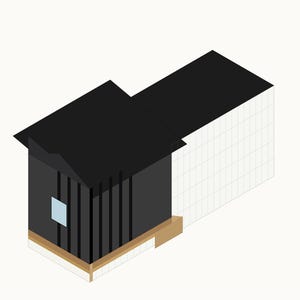 Modern Chicken Coop Plans 6x8 for 7-10 Hens, Board and Batten Hen House Blueprint PDF, DIY Walk In Build with Cut List, Run Design image 2