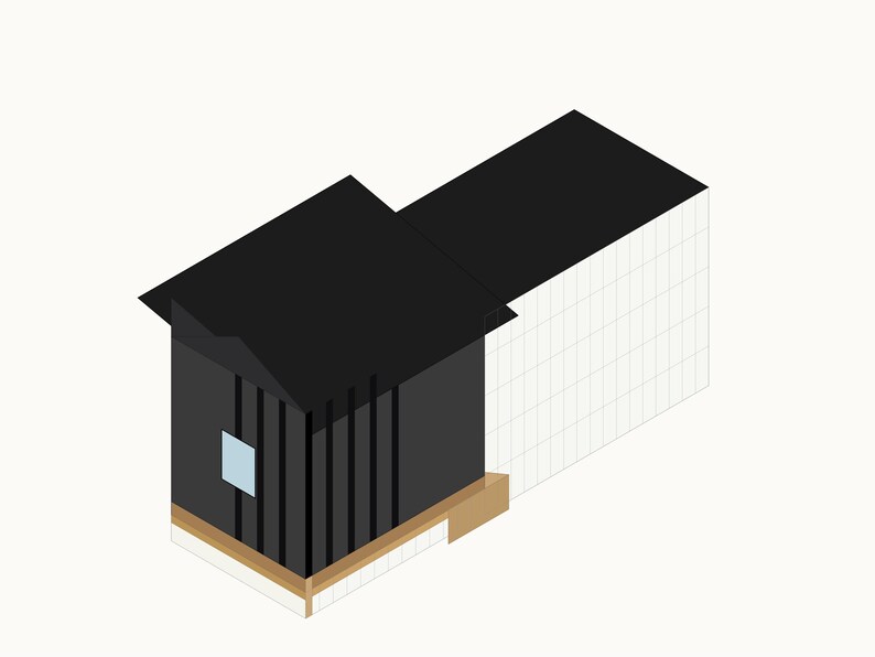 Modern Chicken Coop Plans 6x8 for 7-10 Hens, Board and Batten Hen House Blueprint PDF, DIY Walk In Build with Cut List, Run Design image 2