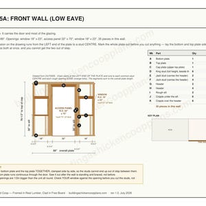 Pallet Chicken Coop Plans 6x8 for 7-10 Hens, Reclaimed Wood Hen House Blueprint PDF, DIY Walk In Build with Sourcing Guide and Cut List image 6