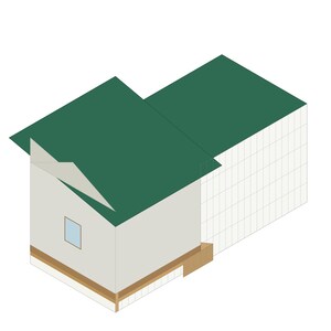 8x8 Chicken Coop Plans for 10-13 Hens, Walk In Hen House Blueprint PDF, DIY Shed Style Build with Cut List and Covered Run Design image 2