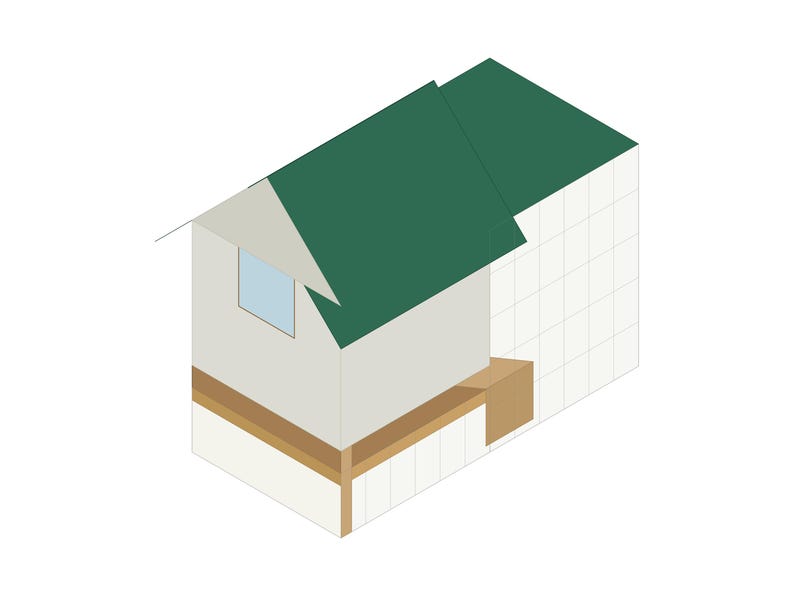 4x4 Chicken Coop Plans for 2-3 Hens, Small Starter Hen House Blueprint PDF, DIY Backyard Build with Cut List and Run Design image 2