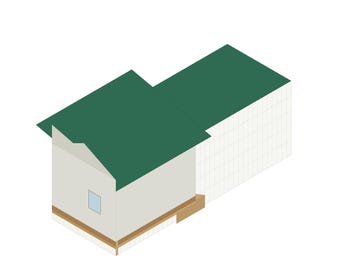 8x10 Chicken Coop Plans for 12-14 Hens, Walk In Hen House Blueprint PDF, DIY Shed Style Build with Cut List and Covered Run Design