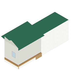6x10 Chicken Coop Plans for 9-12 Hens, Walk In Hen House Blueprint PDF, DIY Shed Style Build with Cut List and Covered Run Design image 2