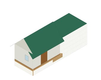 8x12 Chicken Coop Plans for 12-19 Hens, Gable Hen House Blueprint PDF, Large DIY Backyard Build with Cut List and Covered Run Design