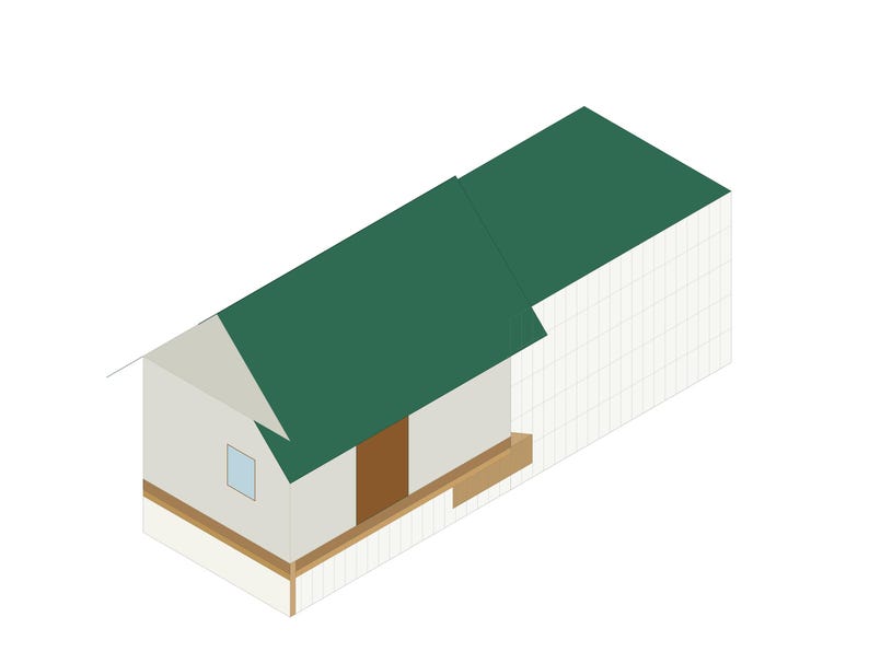 8x12 Chicken Coop Plans for 12-19 Hens, Gable Hen House Blueprint PDF, Large DIY Backyard Build with Cut List and Covered Run Design image 2