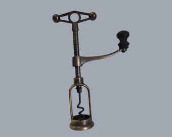 Replica of a French Coffee Grinder Style Corkscrew