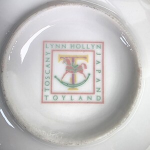 Vintage Lynn Hollyn Toyland Children's Dish Set: Plate, Bowl, Cup – Japan Rocking Horse Nurseryware