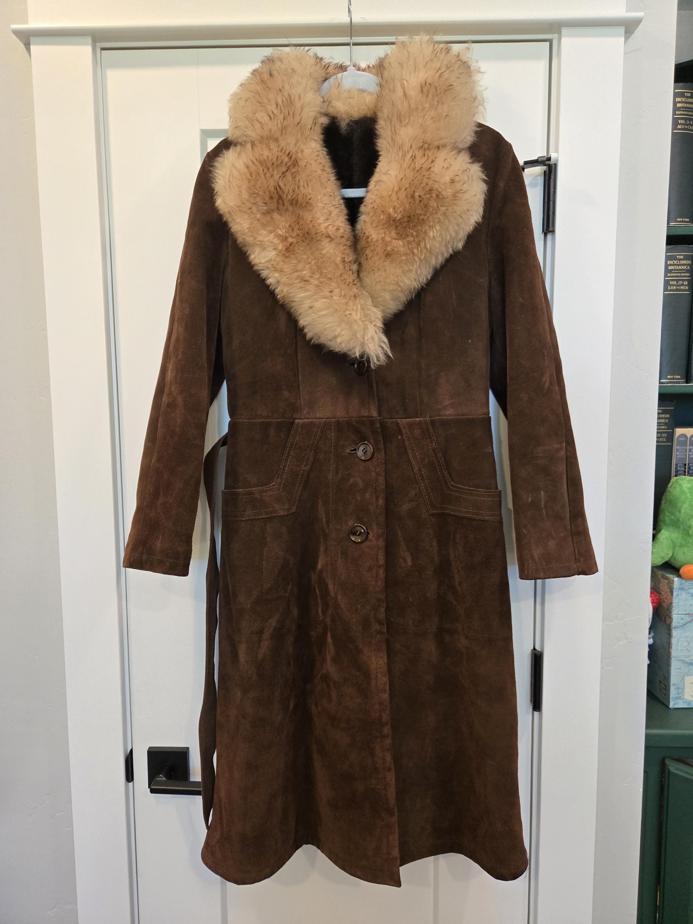 Vintage Suede Coat - Etsy