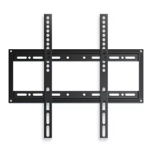Puede incluir: Un soporte de pared para TV negro y rectangular con m&uacute;ltiples orificios de montaje. Dos soportes verticales con orificios espaciados est&aacute;n unidos al marco principal. Dise&ntilde;ado para sujetar un televisor de pantalla plana.