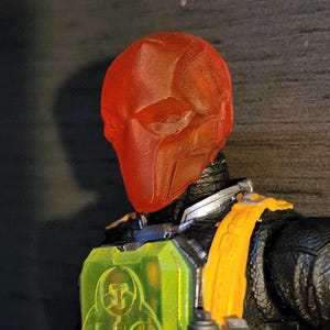 Deathstroke Transparent Orange Head - 1:12 scale