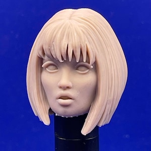 Leeloo 5th element inspired head - 1/12 scale