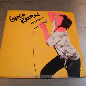 Genya Raven And I Mean It on 20th Century Fox Records 1979 original vinyl Lp vintage punker