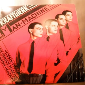 Kraftwerk The Man Machine Original Vintage Vinyl 1978 7th Studio Lp German Electronic Band
