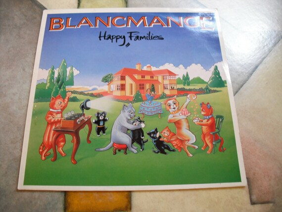 Blancmange Happy Families Debut Lp 1982 Brit Synthpop Duo Uk Etsy
