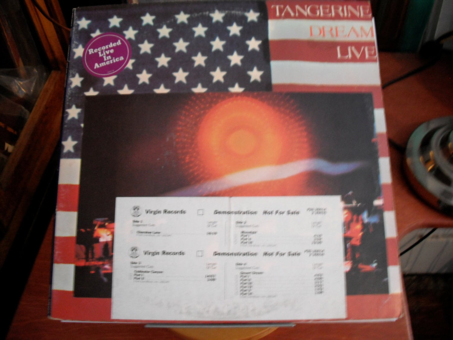 Tangerine Dream Encore Live Promo Copy Etsy