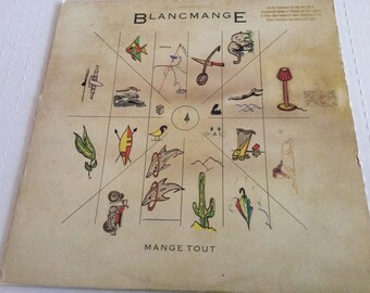 Copia promocional de Blancmange Manage Tout Sire Records 1984