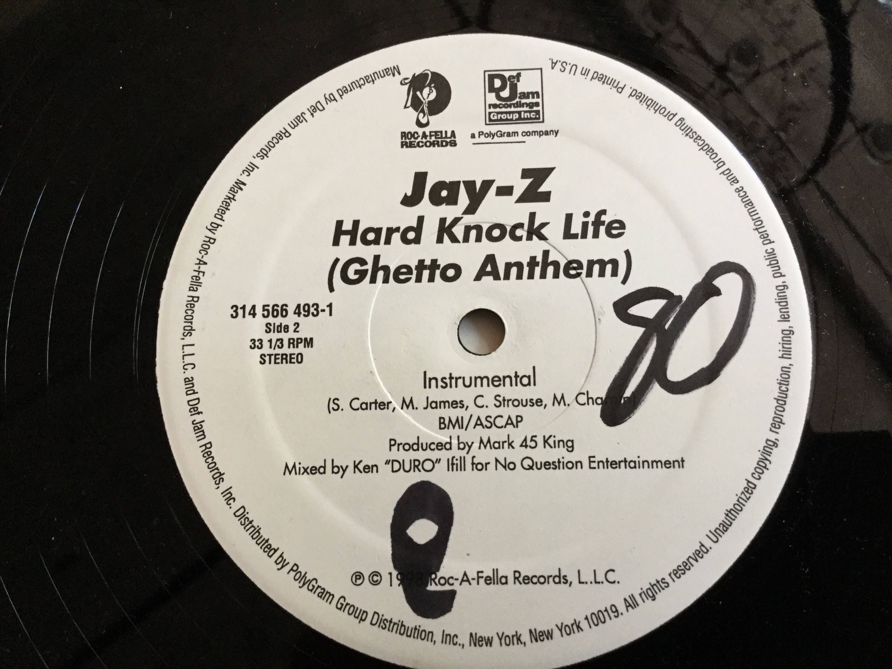 Jay Z Hard Knock Life Ghetto Anthem On Roc A Fella Records Etsy