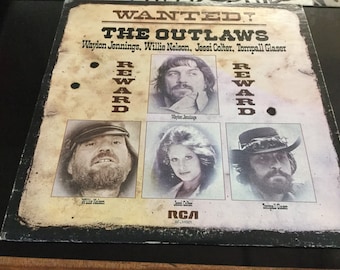 Wanted !The Outlaws Waylon Jennings Willie Nelson Jessi Colter  1976 RCA Records