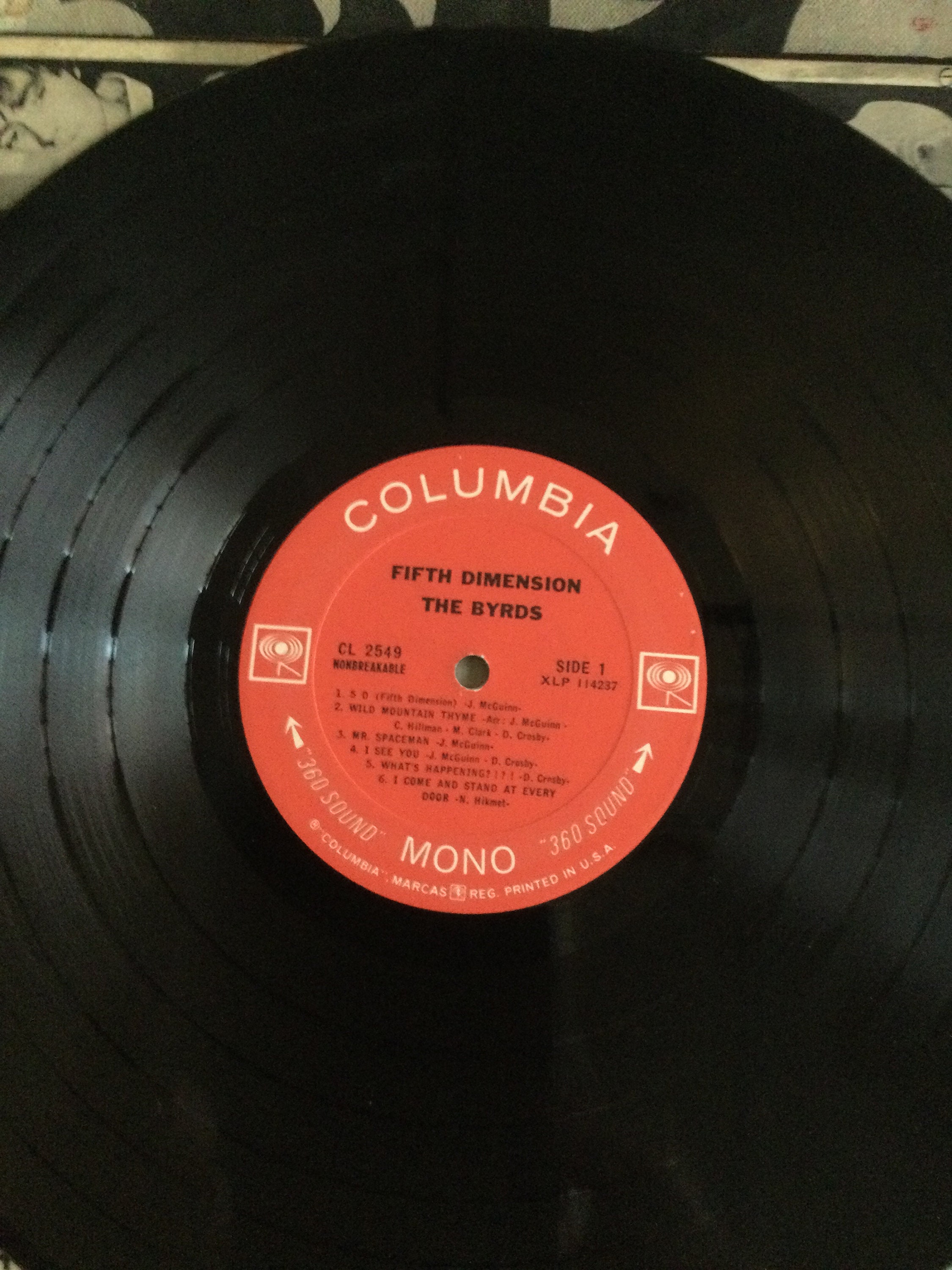 The Byrds Fifth Dimension Columbia Records MONO - Etsy
