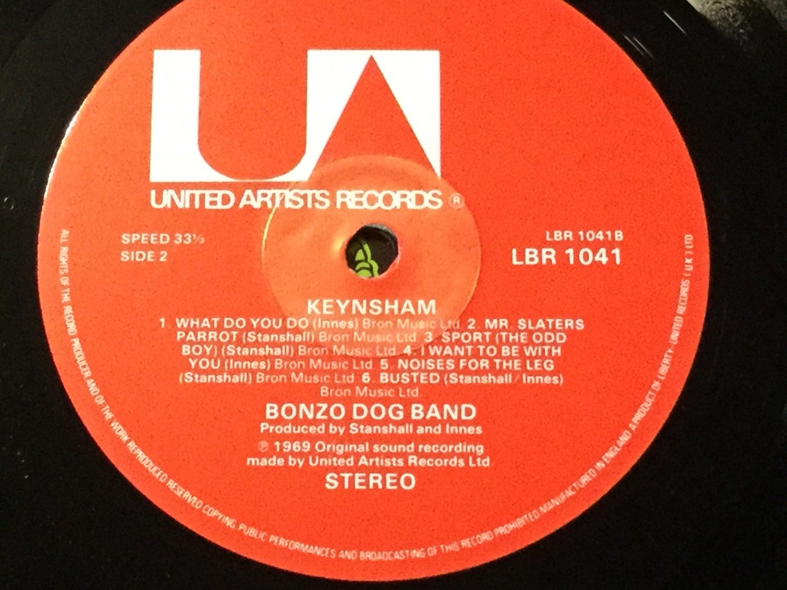 Bonzo Dog Band Keynsham on UA Records UK 1969 Usa Version Etsy