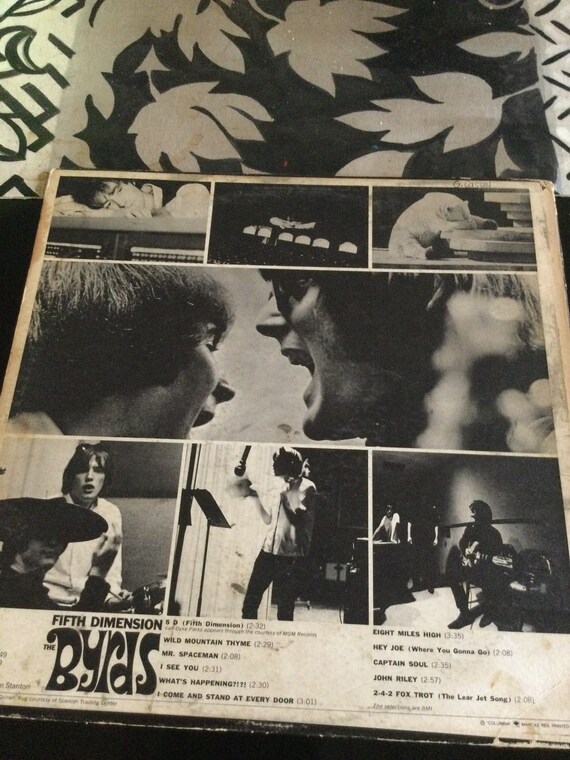 The Byrds Fifth Dimension Columbia Records MONO - Etsy