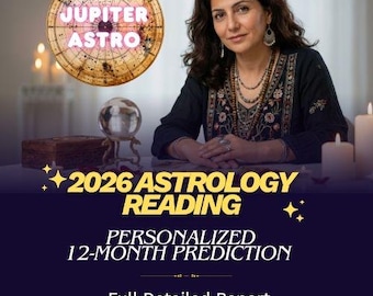 Lectura astrológica 2026, análisis personalizado de la carta natal (informe en PDF)