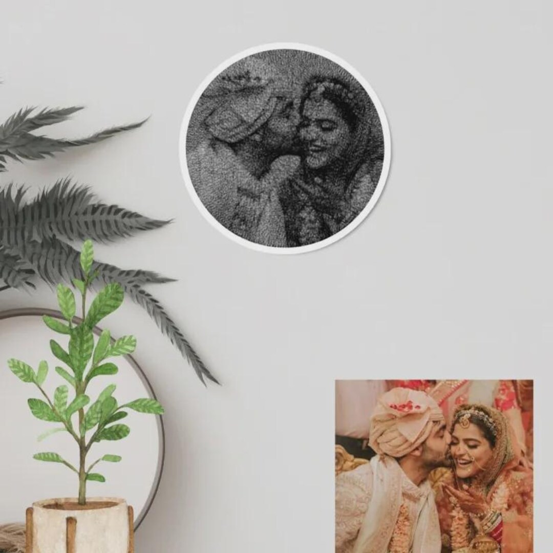 Personalized Photo String Art Kit: DIY Thread Portrait - Etsy