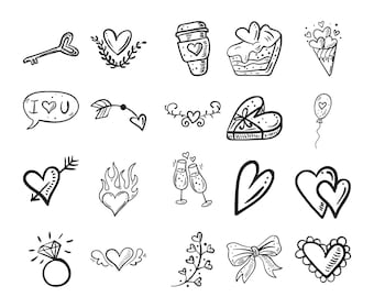 Valentine Embroidery Design Bundle, Hearts, Cupid, Rose (Digital Download