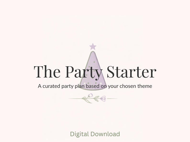 The Party Starter - Etsy