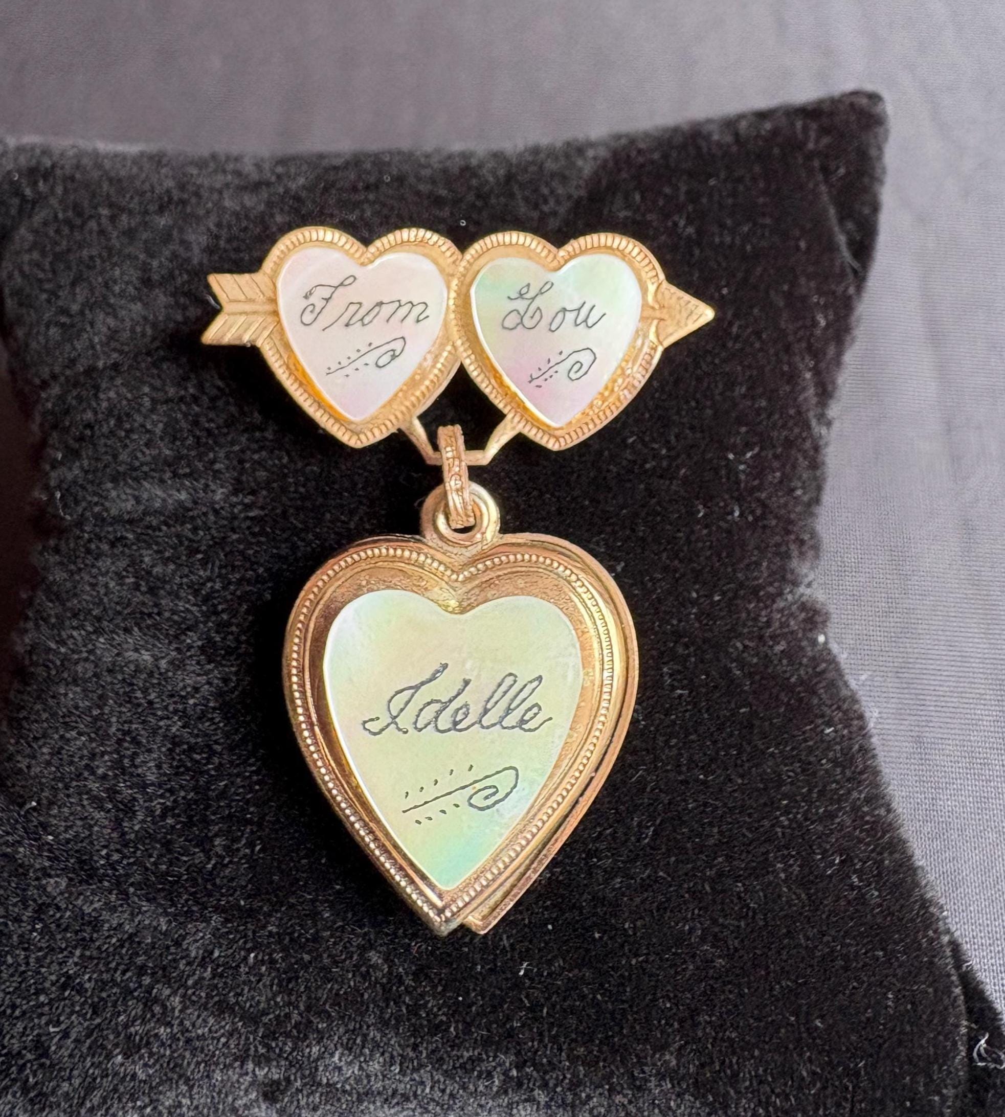 1940s Sweetheart Locket - Etsy